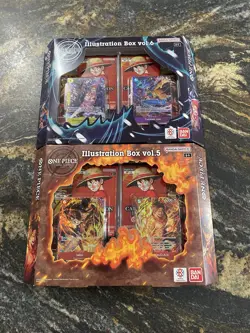 One Piece Illustration Box Vol 5 + Vol 6 Lot Set Of 2 Sealed QTY PRB-02 OP-13 - Image 1