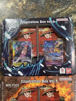 One Piece Illustration Box Vol 5 + Vol 6 Lot Set Of 2 Sealed QTY PRB-02 OP-13 - Image 3