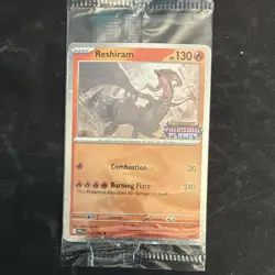 Pokemon Reshiram Promo Card Phantasmal Flames English Sealed Pack - Image 1
