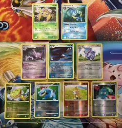 Vintage Pokemon Card Lot Reverse Holo Vaporeon Kyogre Haunter - Image 1