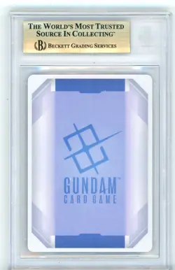 BGS Pristine 10 Gundam Card Game Gundam Deathscythe GD01-025 LR+ New Type Rising - Image 2