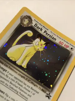 Dark Persian 17 Holo Black Star Promo WOTC Pokemon Card - Image 3