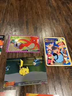 Pokemon VTG TOPPS 21 card lot WOTC cards Holo , Regular , Stickers Mixed LOT - Image 2