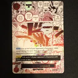One Piece Honesty Impact Event Rare Holo OP11-018 Card - Image 1
