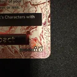 One Piece Honesty Impact Event Rare Holo OP11-018 Card - Image 3