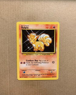 Vulpix 68/102 Base Set - Common Pokemon Card - NM/Mint - Image 1