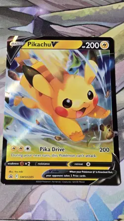 Pikachu V SWSH285 SWSH: Sword & Shield Promo Cards Holo - Image 1