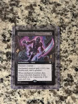 Ghoulish Impetus (Extended Art) Commander Masters Regular MTG NM - Image 1