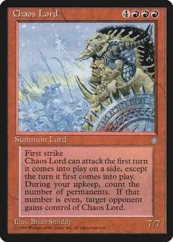 MTG Chaos Lord ** Ice Age ** English (LP) - Image 1