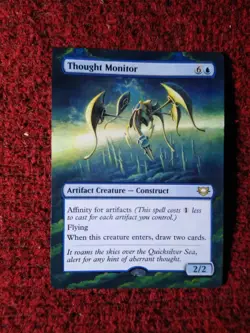 Thought Monitor MTG Edge of Eternities Commander Hand Painted Full Altered Art v - Image 2