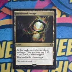 Magic the Gathering MTG Multiversal Passage Near Mint - Image 1