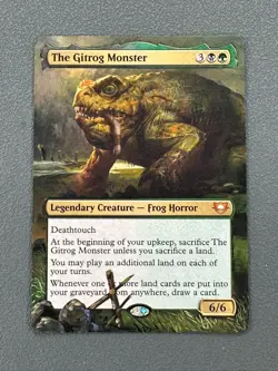 The Gitrog Monster 117 MTG Edge of Eternities Commander Hand Painted Altered Art - Image 1