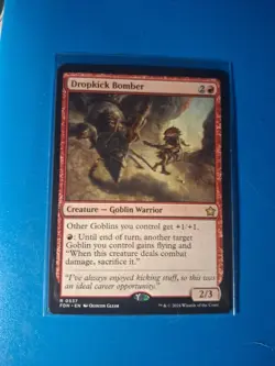 MtG Dropkick Bomber Rare 0537 Non-Foil Foundations Jumpstart 13 NM - Image 1