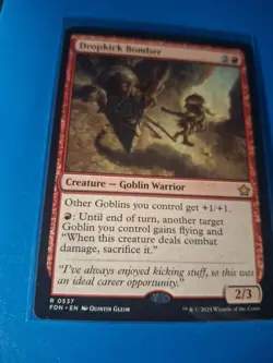 MtG Dropkick Bomber Rare 0537 Non-Foil Foundations Jumpstart 13 NM - Image 2