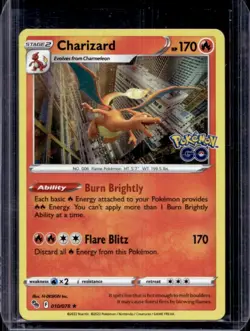 2022 Pokemon SWSH Pokemon GO Charizard #010/078 - Image 1