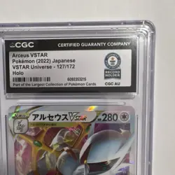Pokemon Arceus VSTAR S12a Vstar Universe 127/172 Holo Triple Rare CGC Japanese - Image 2