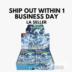 Sv2P Snow Hazard Pokemon Japanese *w Shrink Booster Box「US SELLER」 - Image 1