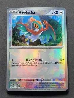 Hawlucha 089/131 Poke Ball Pattern Prismatic Evolutions Pokemon TCG - Image 1