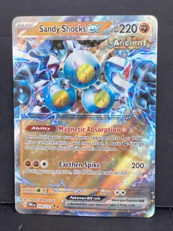 Sandy Shocks Ex Pokemon SV: Prismatic Evolutions 056/131 Holo Double Rare TCG - Image 1