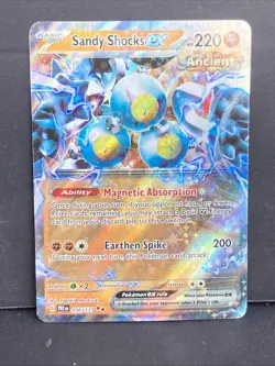 Sandy Shocks Ex Pokemon SV: Prismatic Evolutions 056/131 Holo Double Rare TCG - Image 2