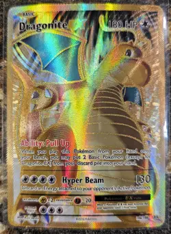 Pokemon 2016 Evolutions Dragonite EX 106 Full Art 106 NM or Better - Image 1