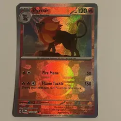 Pokemon Prismatic Evolutions Pyroar 016/131 (Pokeball Pattern) Holo NM - Image 1