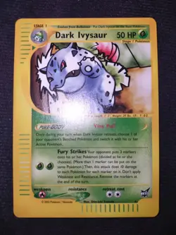 Dark Ivysaur 6/9 Pokemon Trading Card Game Best Of Game Promo Near Mint TCG NM - Image 1