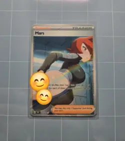 Mars Custom Pokemon Glow In The Dark Waifu/ trainer Card Fan Art - Image 1
