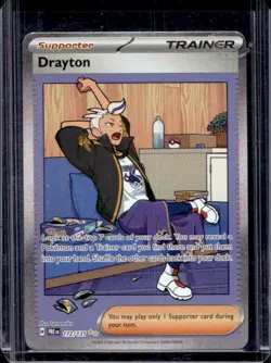 2025 Pokemon Prismatic Evolutions Drayton Special Illustration Rare #172/131 - Image 1