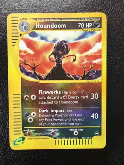 Houndoom - 15/147 - Pokemon Aquapolis Reverse Holo Rare Card LP - Image 1