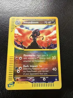 Houndoom - 15/147 - Pokemon Aquapolis Reverse Holo Rare Card LP - Image 2