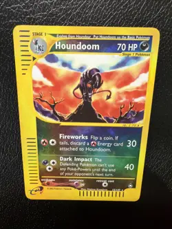 Houndoom - 15/147 - Pokemon Aquapolis Reverse Holo Rare Card LP - Image 3
