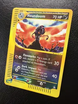 Houndoom - 15/147 - Pokemon Aquapolis Reverse Holo Rare Card LP - Image 4