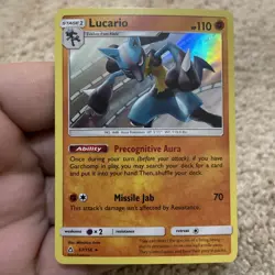 Lucario 67/156 Holo SM Ultra Prism Pokemon NM - Image 1