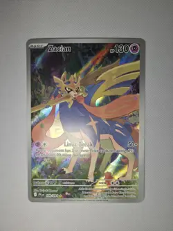 Pokemon Card - Zacian - Illustration Rare (100/094) ME02 Phantasmal Flames NM IR - Image 1