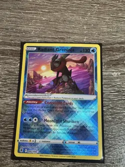 NM Pokemon Astral Radiance Radiant Greninja Radiant Rare 046 - Image 1
