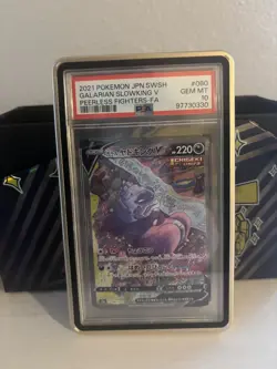 PSA 10 Galarian Slowking V 080/070 s5a Matchless Fighters 2021 JP Pokemon PSA10 - Image 1