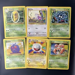 Pokemon Jungle (1999) -- 6 card lot !!! - Image 1