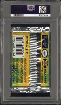 Pokemon Venusaur Pack 1999 Base Set Base Foil Pack PSA 8 - Image 2