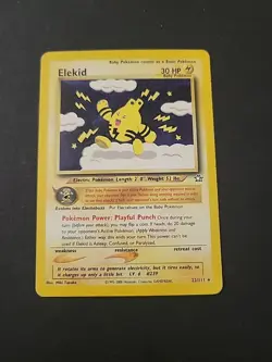 MP/HP Pokemon TCG Elekid 22/111 Neo Genesis Unlimited - Image 1