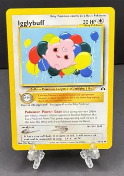Igglybuff 40/75 Uncommon Neo Discovery Pokemon Lightly Played - Image 1