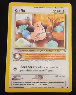 Cleffa 20/111 - Neo Genesis - 2000 - Rare Pokemon TCG MP - Image 1