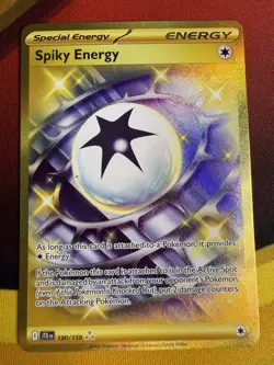 Pokemon TCG SV09: Journey Together Spiky Energy #190/159 Secret Rare NM - Image 2
