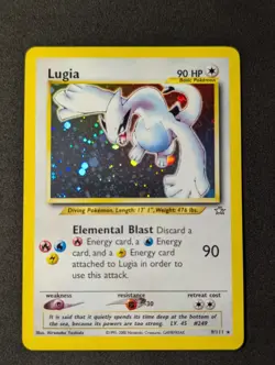 Pokemon TCG Lugia Neo Genesis Holo 9/111 NM - Image 1