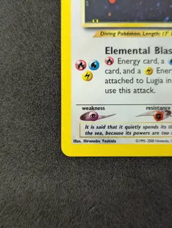 Pokemon TCG Lugia Neo Genesis Holo 9/111 NM - Image 5