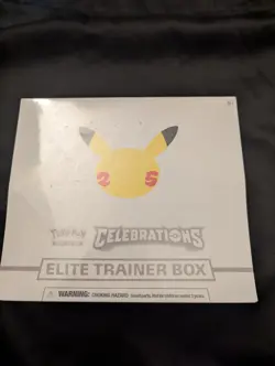 Pokemon TCG: 25th Anniversary Celebrations Elite Trainer Box (2021) 820650809439 - Image 1