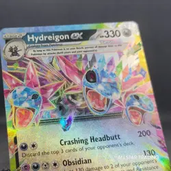 Hydreigon EX 119/191 Pokemone Surging Sparks - Pokemon Scarlet Violet Holo Rare - Image 1