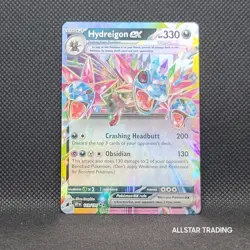 Hydreigon EX 119/191 Pokemone Surging Sparks - Pokemon Scarlet Violet Holo Rare - Image 2