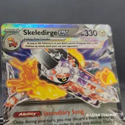 Skeledirge EX 137/182 Pokemon Paradox Rift - Pokemon Scarlet Violet Holo Rare - Image 1