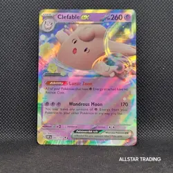 Clefable EX 82/197 Pokemon Obsidian Flames - Pokemon Scarlet Violet Holo Rare SV - Image 2